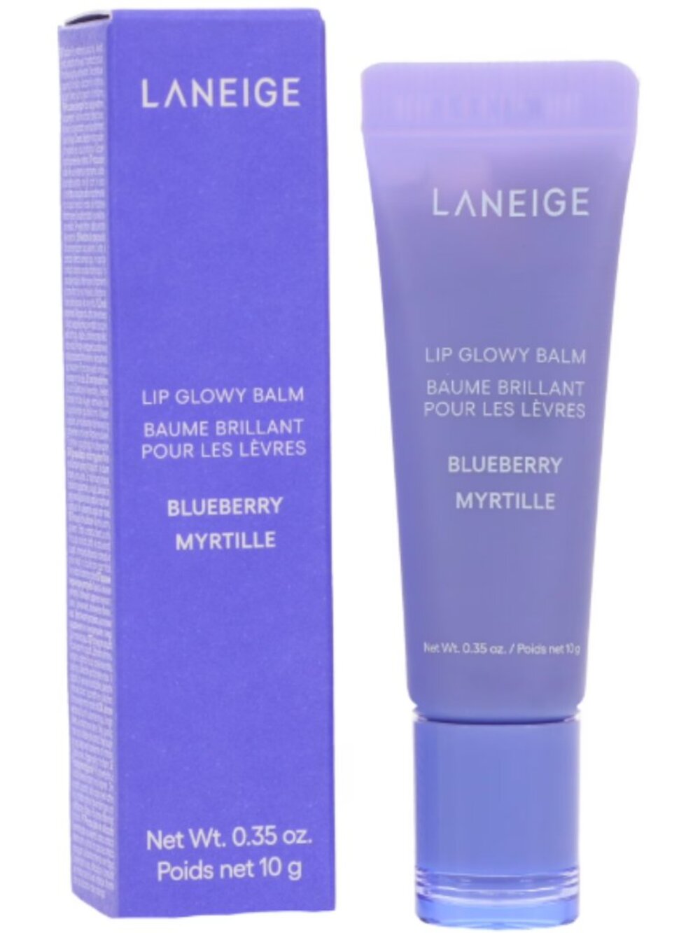 LANEIGE Lip Glowy Balm Blueberry 0.35 oz - NIB